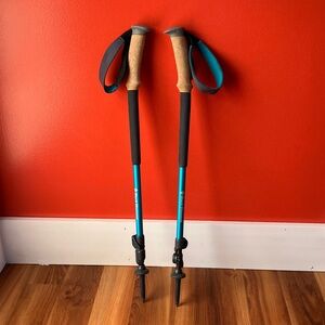 Black Diamond Trail Ergo Cork Trekking Hiking Poles Flicklock